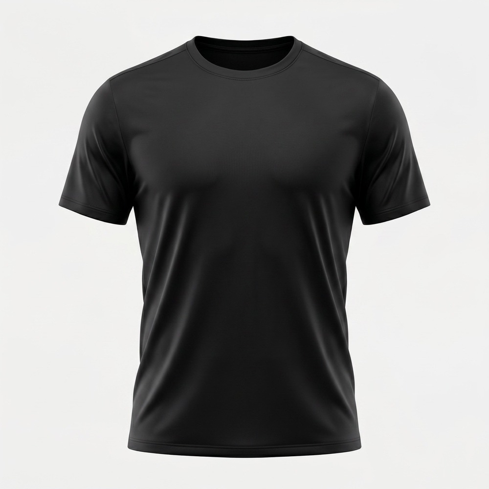 All in Motion Men's Relaxed Fit Performance T-Shirt Black Size M Crew Neck NWT